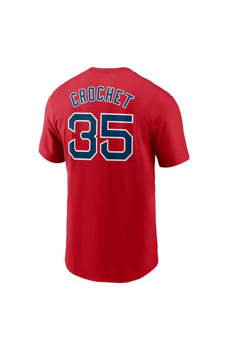 Nike Men's Nike Garrett Crochet Red Boston Red Sox Fuse Name & Number T-Shirt, Alternate, color, Red