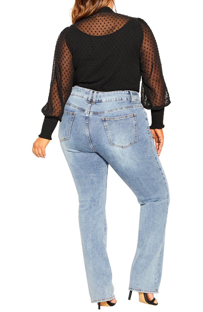 City Chic Harley Simple Bootcut Jeans, Alternate, color,