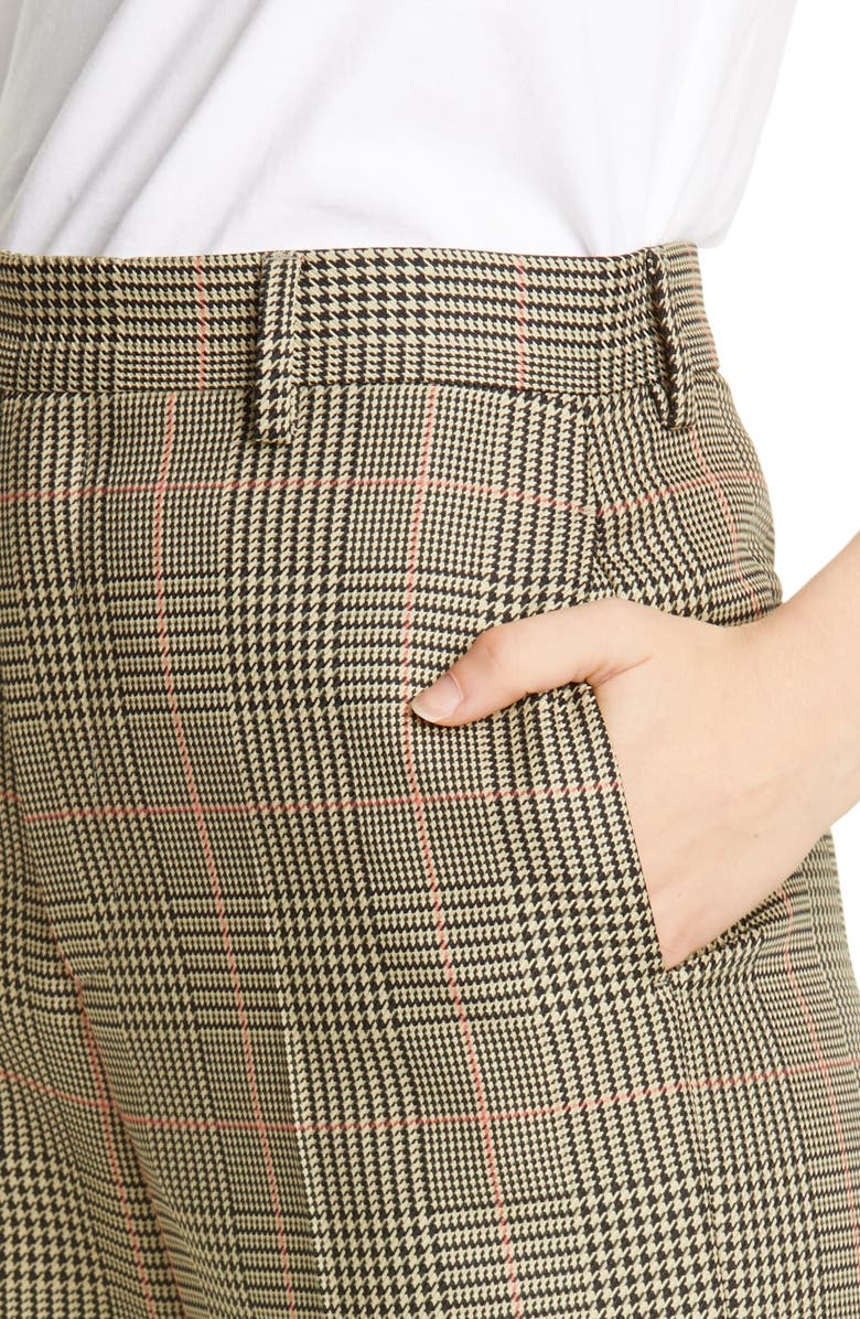 Maison Margiela Galles Plaid Crop Pants, Alternate, color, 