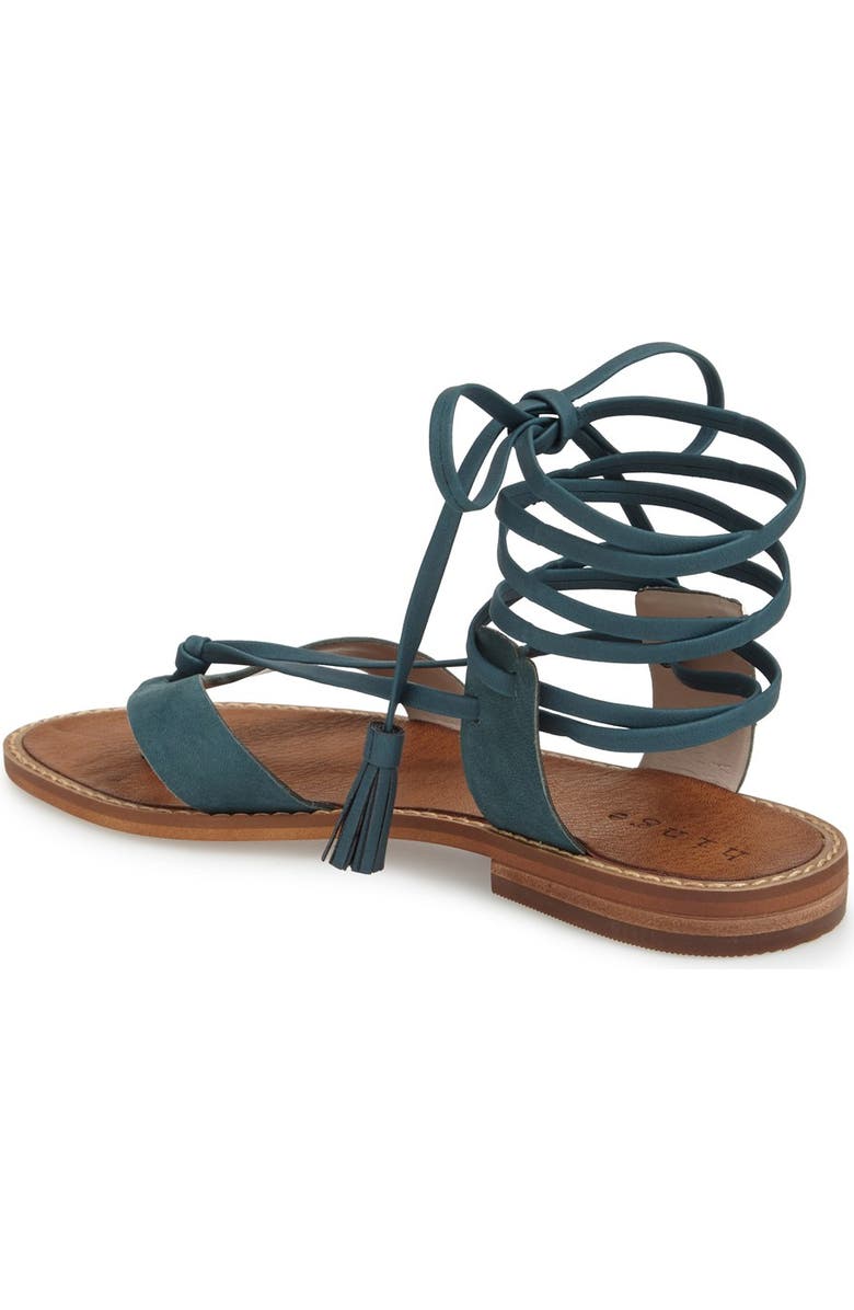 Hinge 'Avery' Wraparound Strap Sandal, Alternate, color,