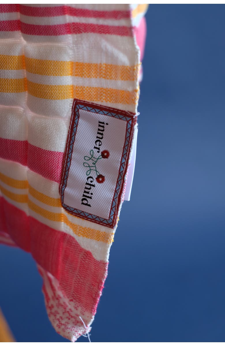 Inner Child Sunset Sujani Quilt, Alternate, color, Queen