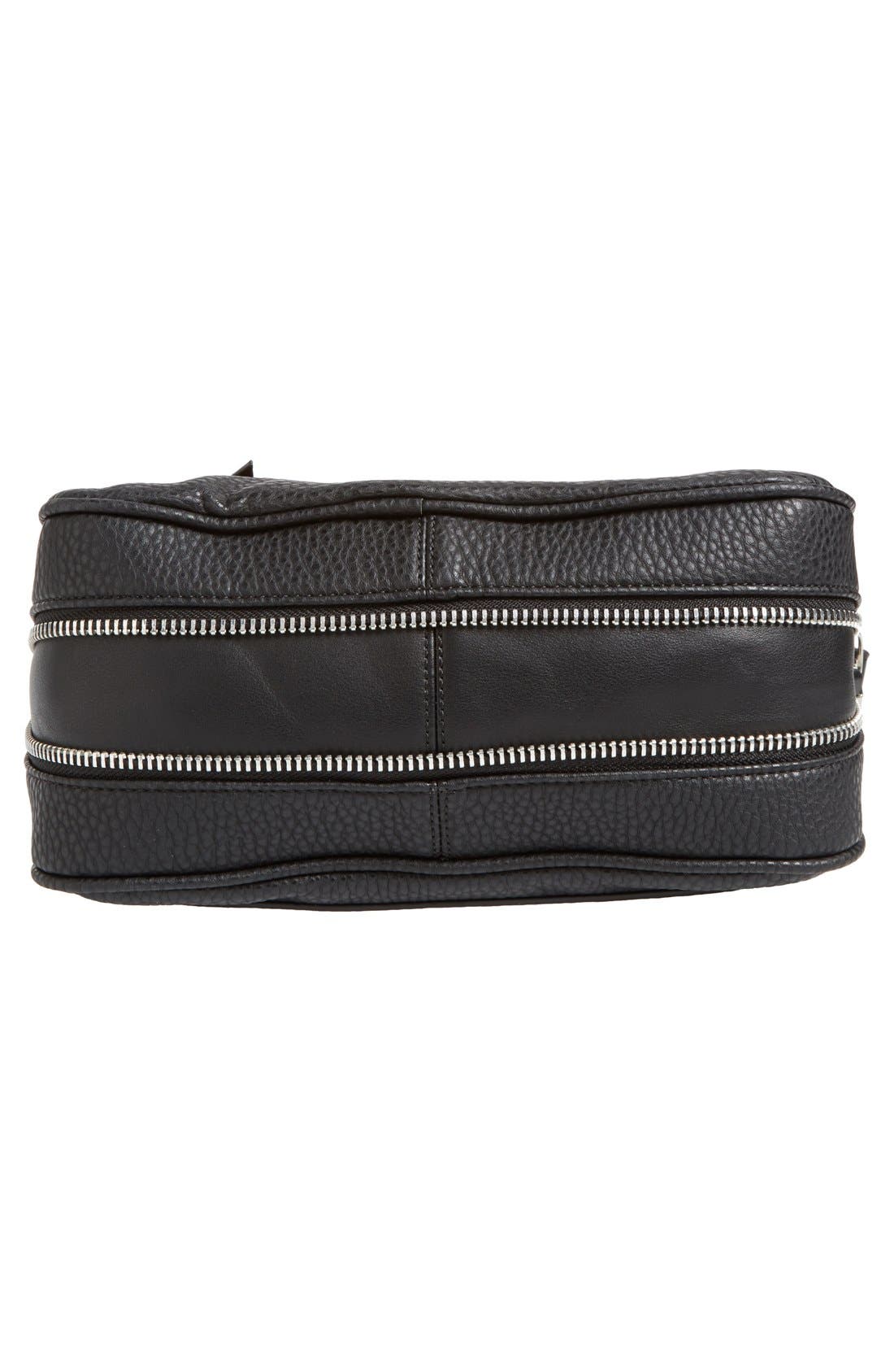 Foldover Shoulder Bag, Alternate, color, BLACK