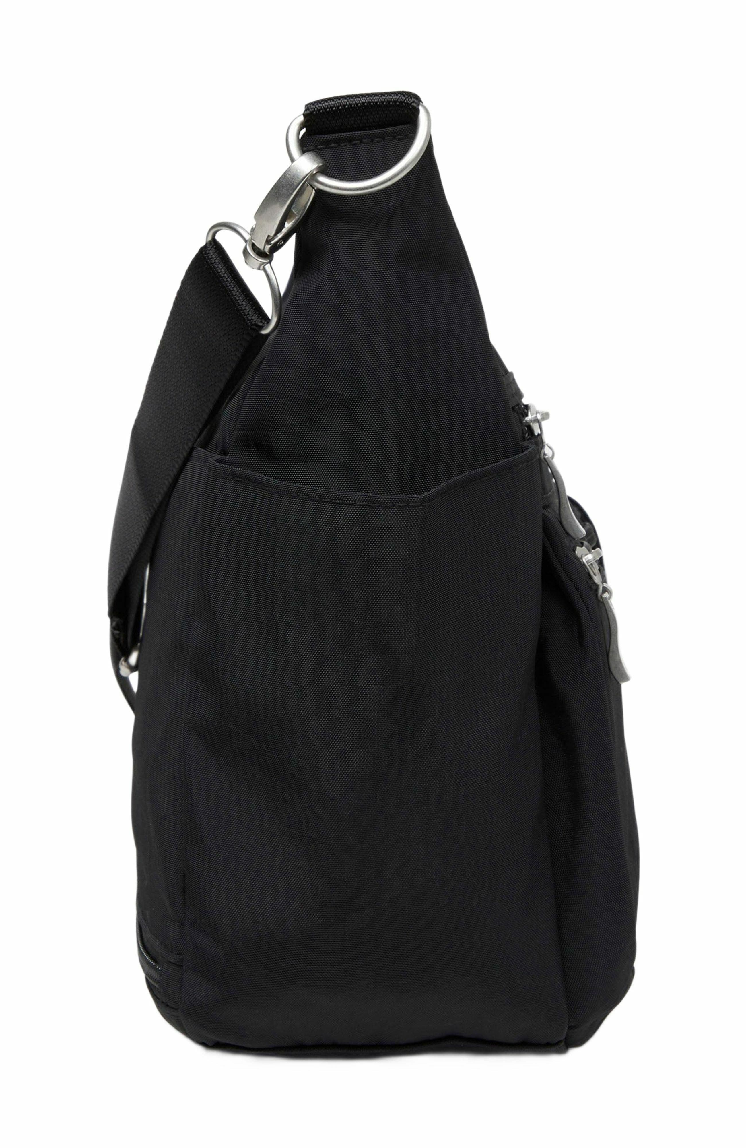 Modern Everywhere Hobo Crossbody Bag with Wristlet, Alternate, color, Black