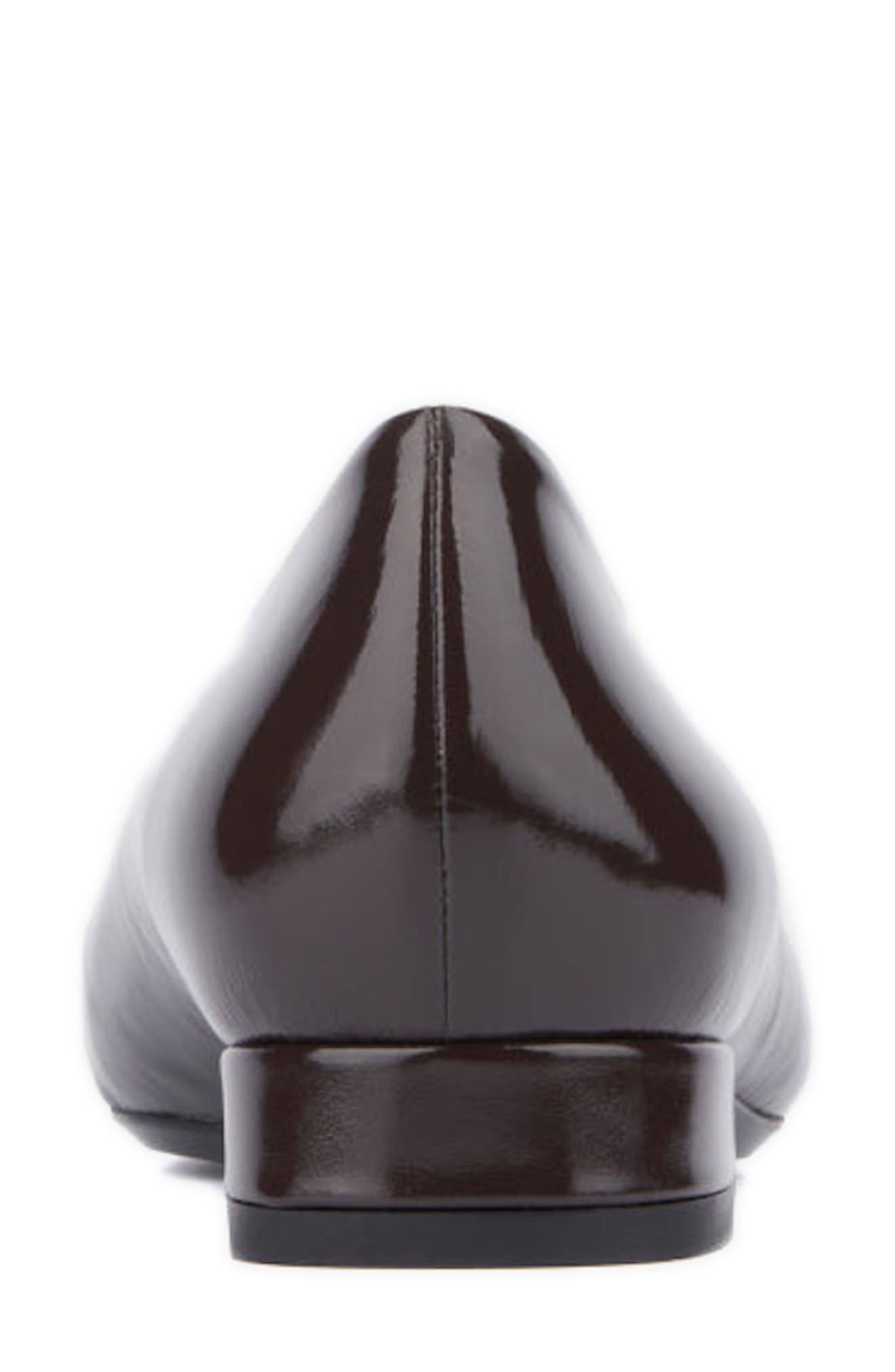 Aquatalia Penina WeatherproofFlat, Alternate, color, Mocha Patent