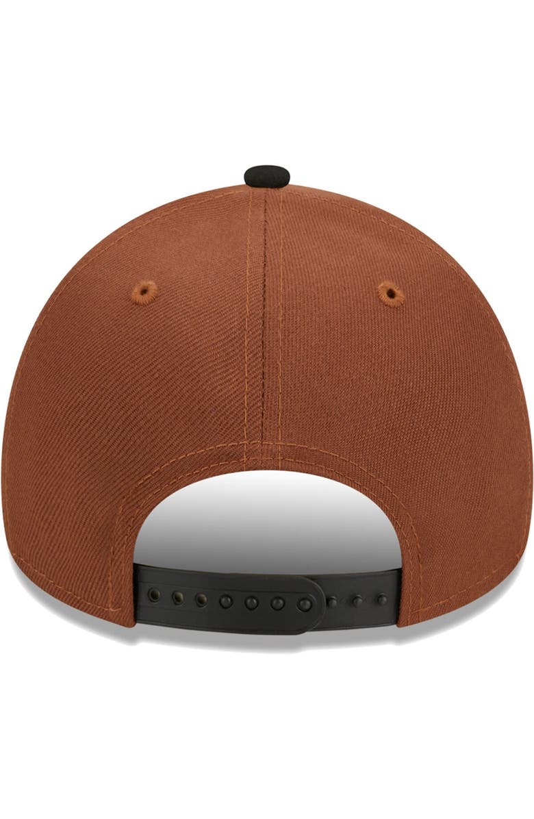 New Era Men's New Era Brown/Black New York Giants Harvest A-Frame Super Bowl XXI 9FORTY Adjustable Hat, Alternate, color, 