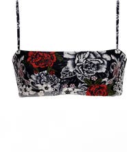 Agua Bendita Brietta Thorn Embroidered Bikini Top