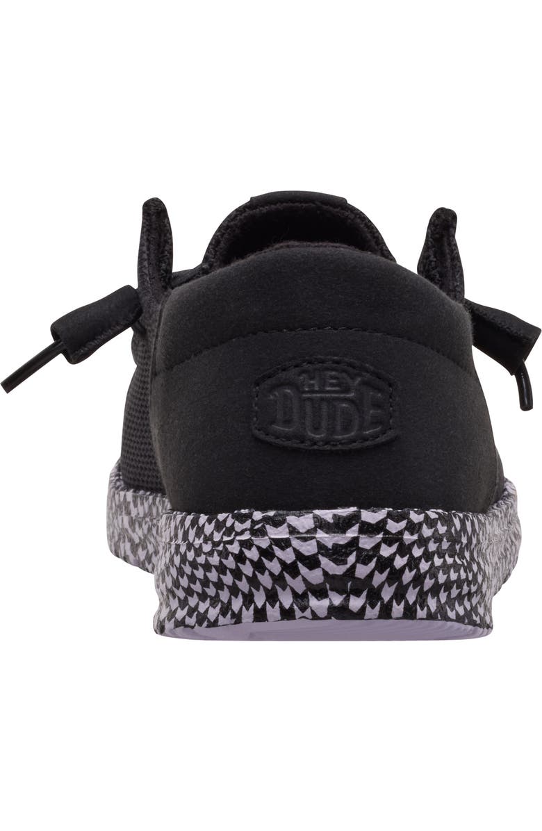 Hey Dude Wendy Funk Warped Geo Sneaker, Alternate, color, Black