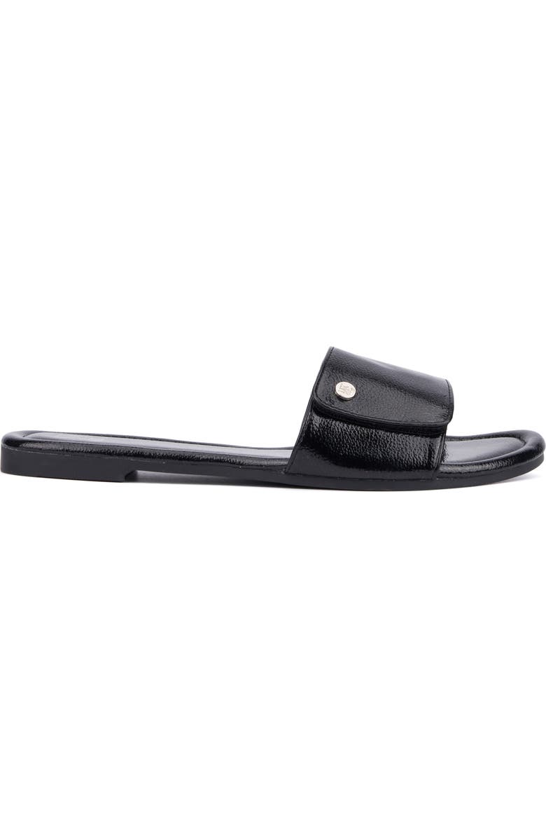 NEW YORK AND COMPANY Adelle Slide Sandal, Alternate, color, Black
