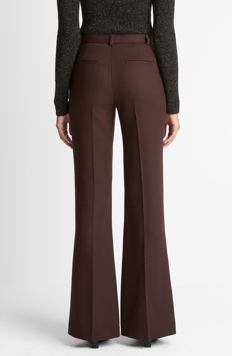 Vince Mid Rise Flare Pants, Alternate, color, Black Grape
