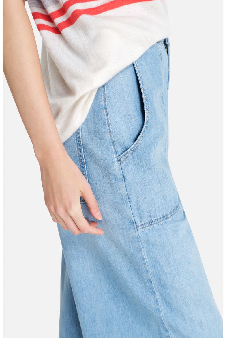 Mecox Beach Wide Leg Jeans, Alternate, color, VINTAGE WASH