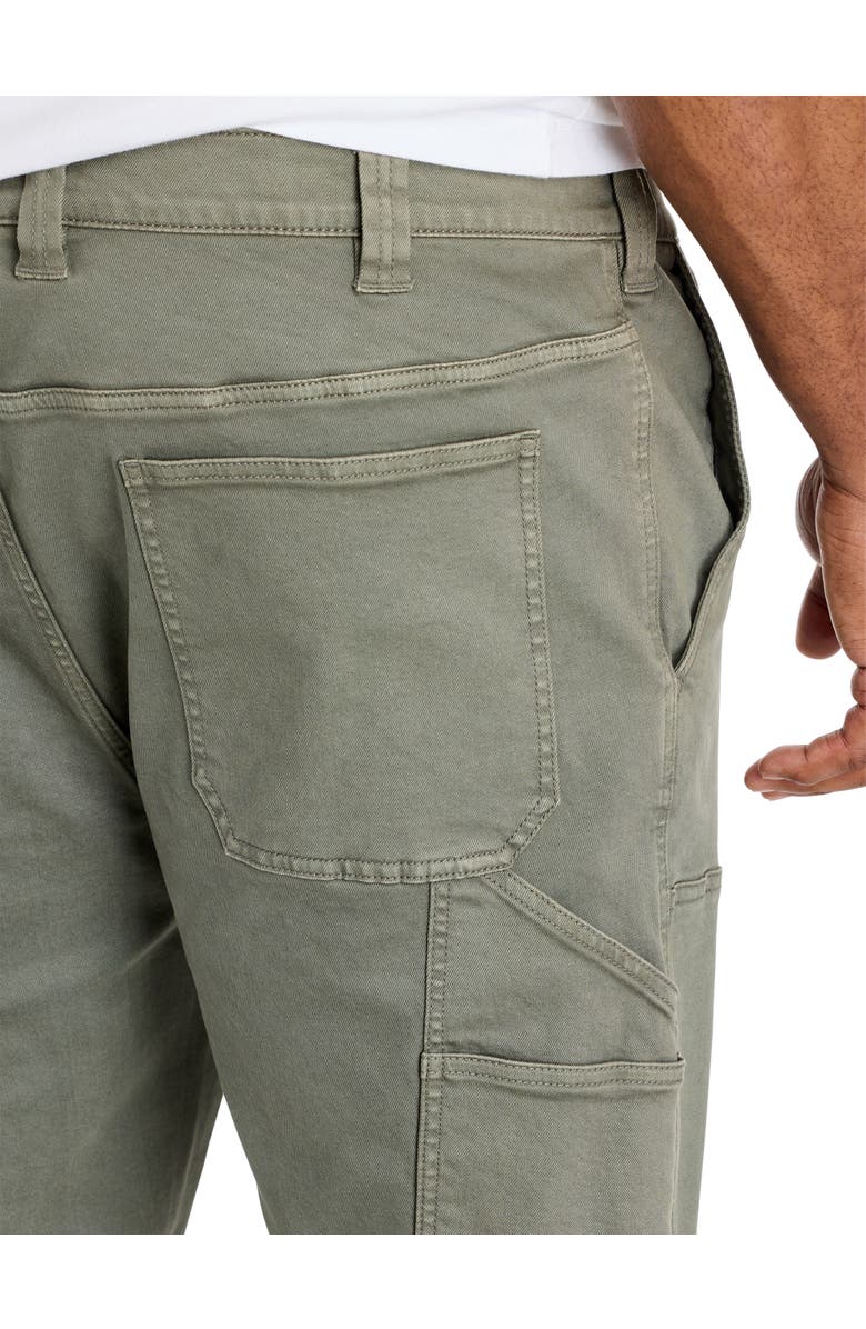 True Nation by DXL Big & Tall Reinforced Tapered-Fit Carpenter Jeans, Alternate, color, Castor Olive