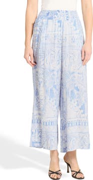 CARIBBEAN JOE Breezy Crop Wide Leg Pants