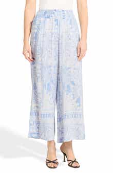 CARIBBEAN JOE Breezy Crop Wide Leg Pants