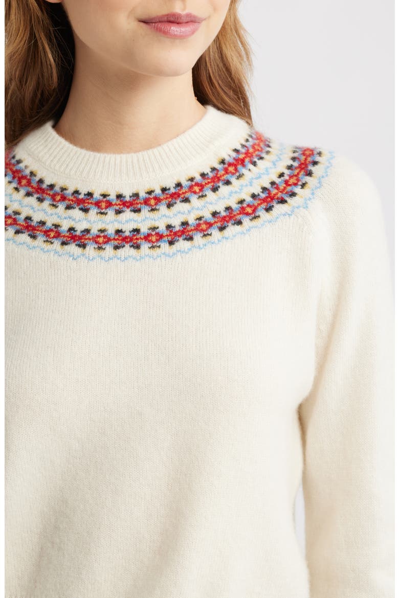 Boniface Fair Isle Sweater, Alternate, color, IVORY ANNECY FAIR ISLE