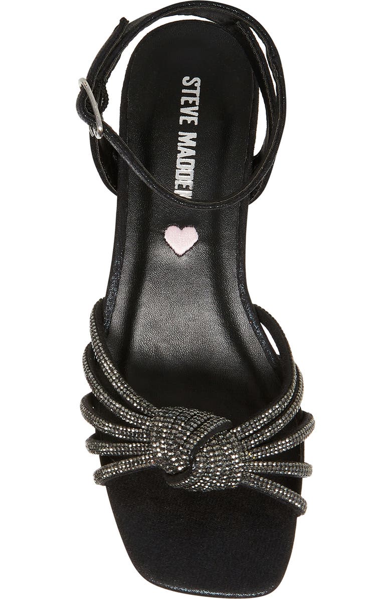 Steve Madden Kids' JLucia Rhinestone Strappy Sandal, Alternate, color,