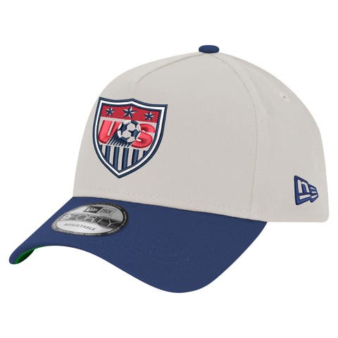 Men's New Era  Khaki USMNT 1995 Retro Foam 9FORTY Adjustable Hat