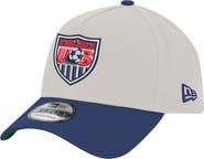 New Era Men's New Era  Khaki USMNT 1995 Retro Foam 9FORTY Adjustable Hat