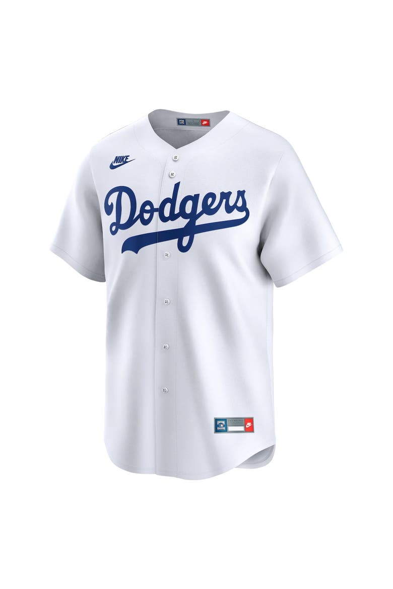 Men's Nike Jackie Robinson White Brooklyn Dodgers Throwback Cooperstown Collection Limited Jersey, Alternate, color, White