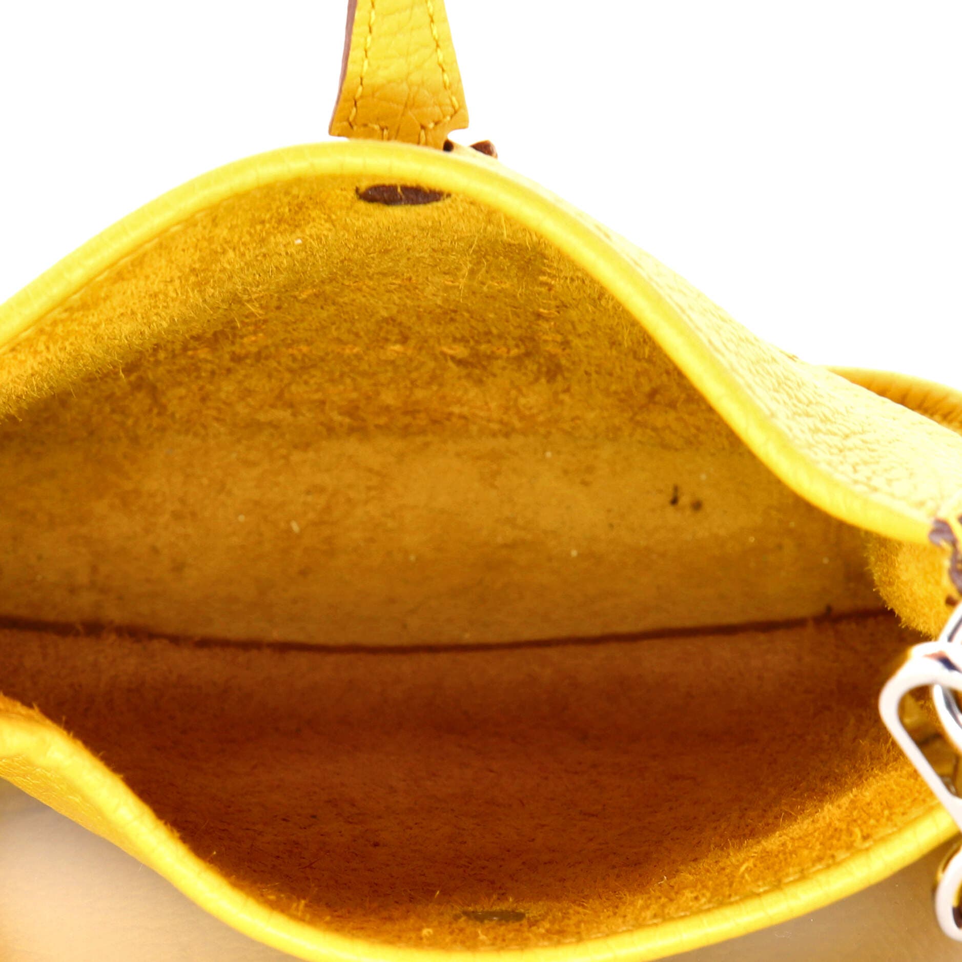 Pre-Owned Hermes Evelyne Bag Gen III Clemence TPM, Alternate, color, Jaune Ambre