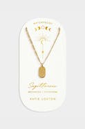 Katie Loxton 'Sagittarius' Waterproof Gold Zodiac Necklace
