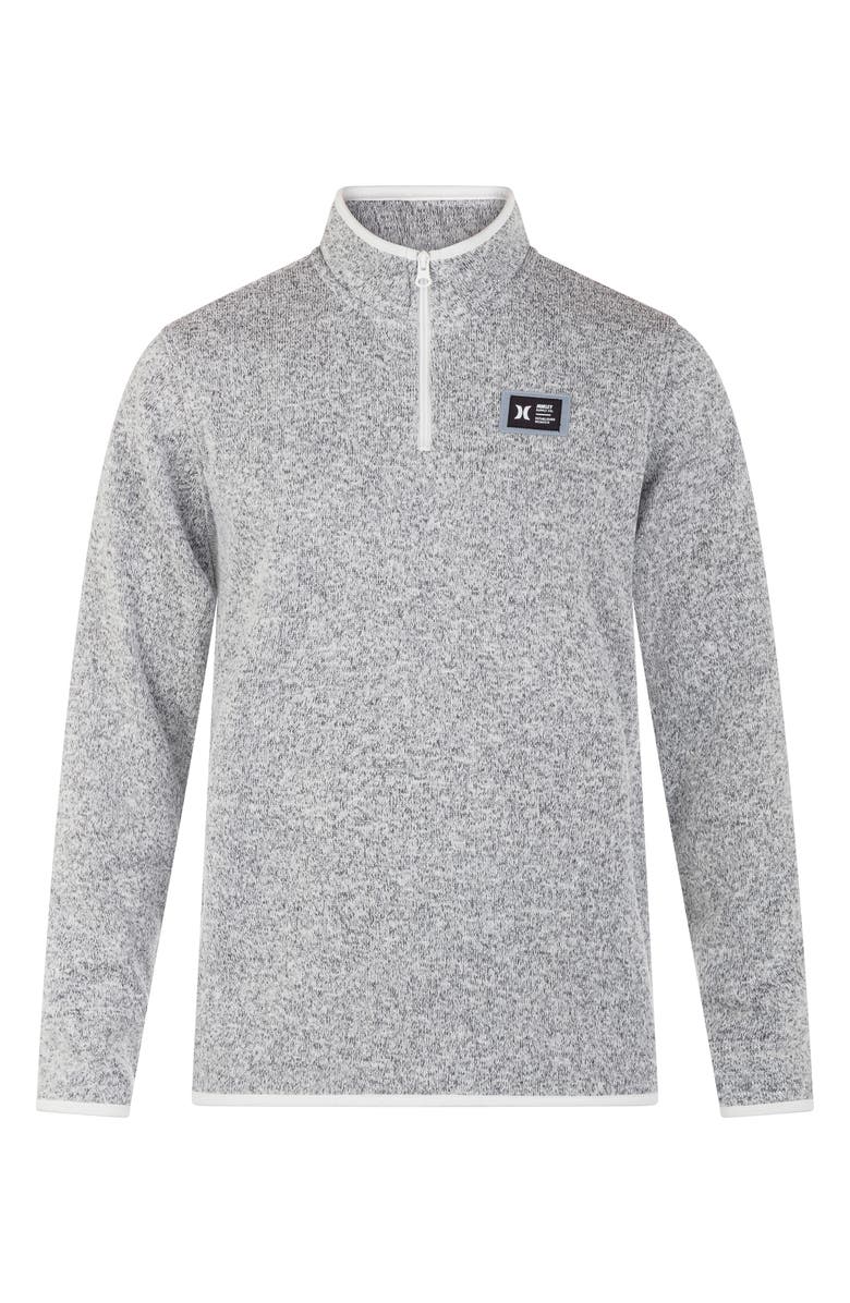 Hurley Mesa Ridgeline Quarter Zip Fleece Sweatshirt, Alternate, color, 
