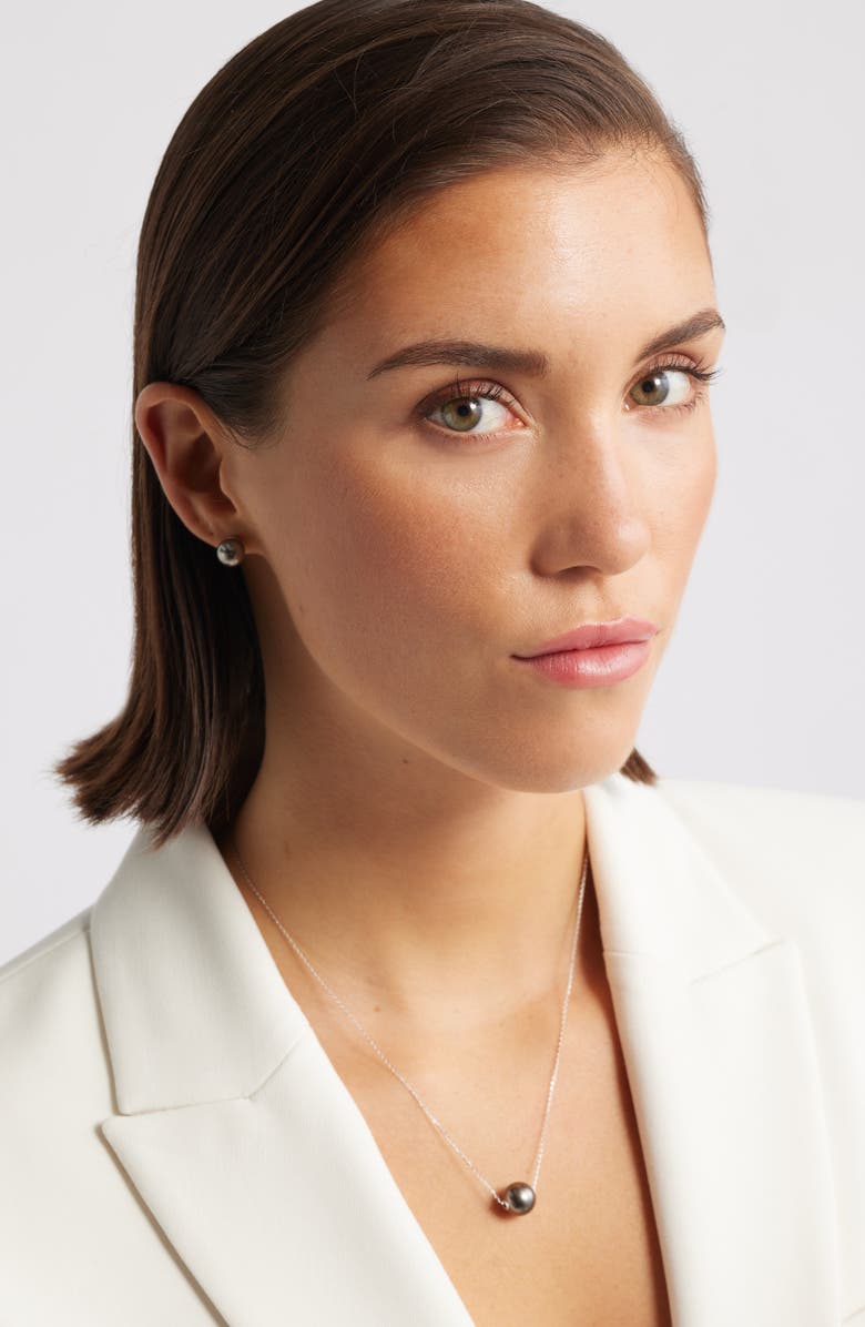 Nordstrom Tahitian Pearl Necklace, Alternate, color,