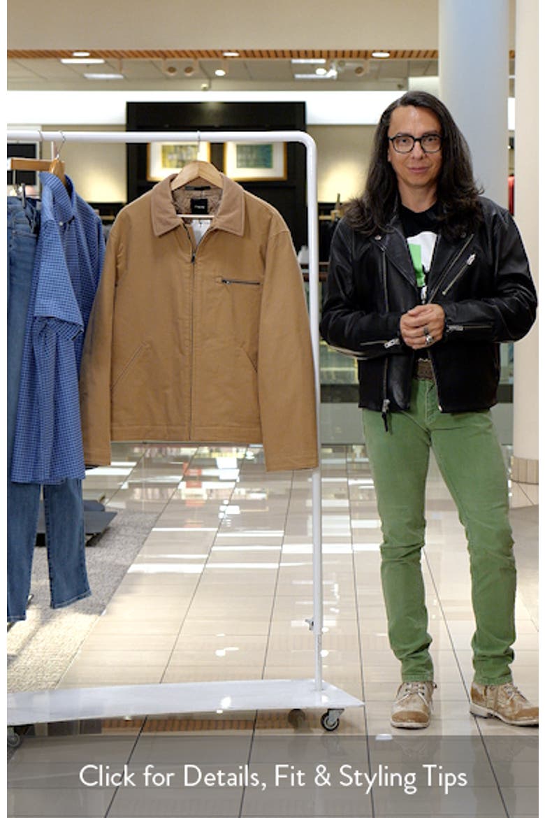 Zip-Up Brushed Cotton Twill Jacket (Men) | Nordstromrack