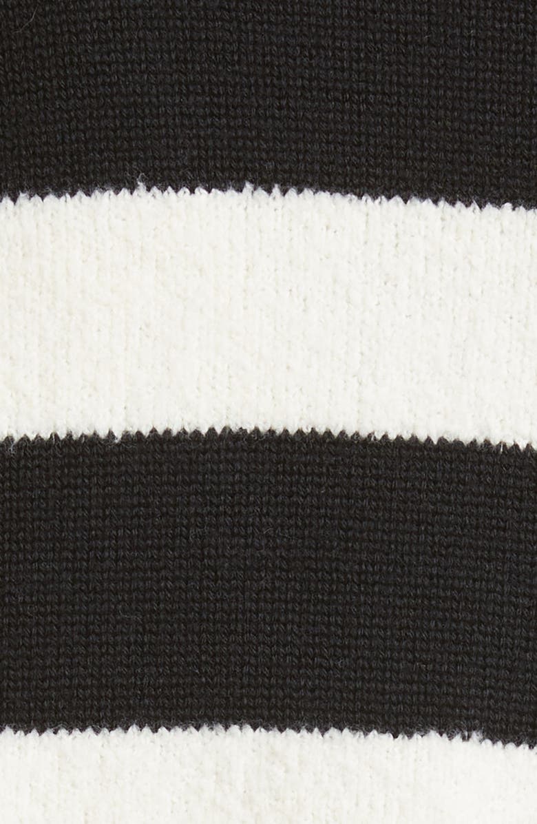 Moncler Running Logo Stripe Cardigan, Alternate, color,