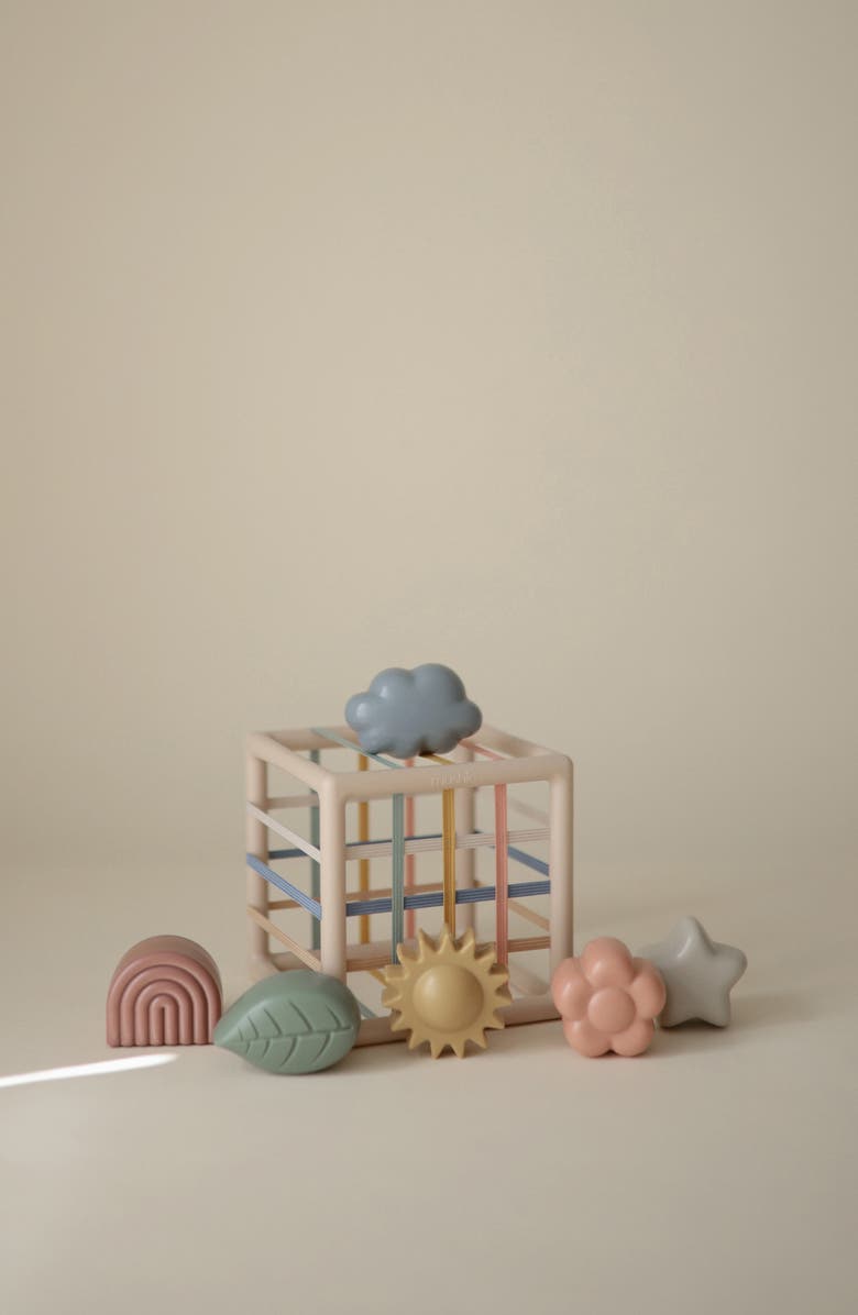 Mushie Elastic Shape Sorter, Alternate, color, Misc