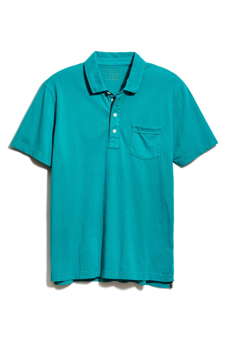 Billy Reid Pensacola Organic Cotton Polo, Main, color, Fanfare