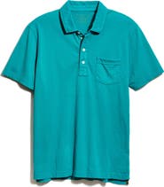 Billy Reid Pensacola Organic Cotton Polo
