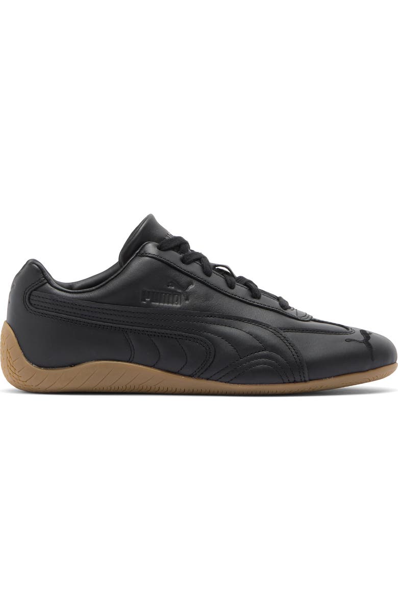 PUMA Speedcat Leather Sneaker, Alternate, color, Puma Black