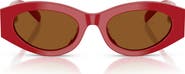 Tory Burch 52mm Oval Sunglasses