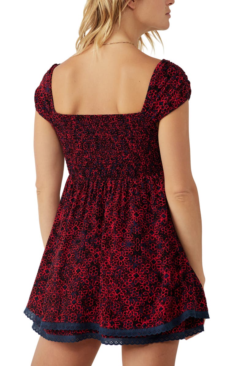Free People Tabitha Floral Minidress, Alternate, color,