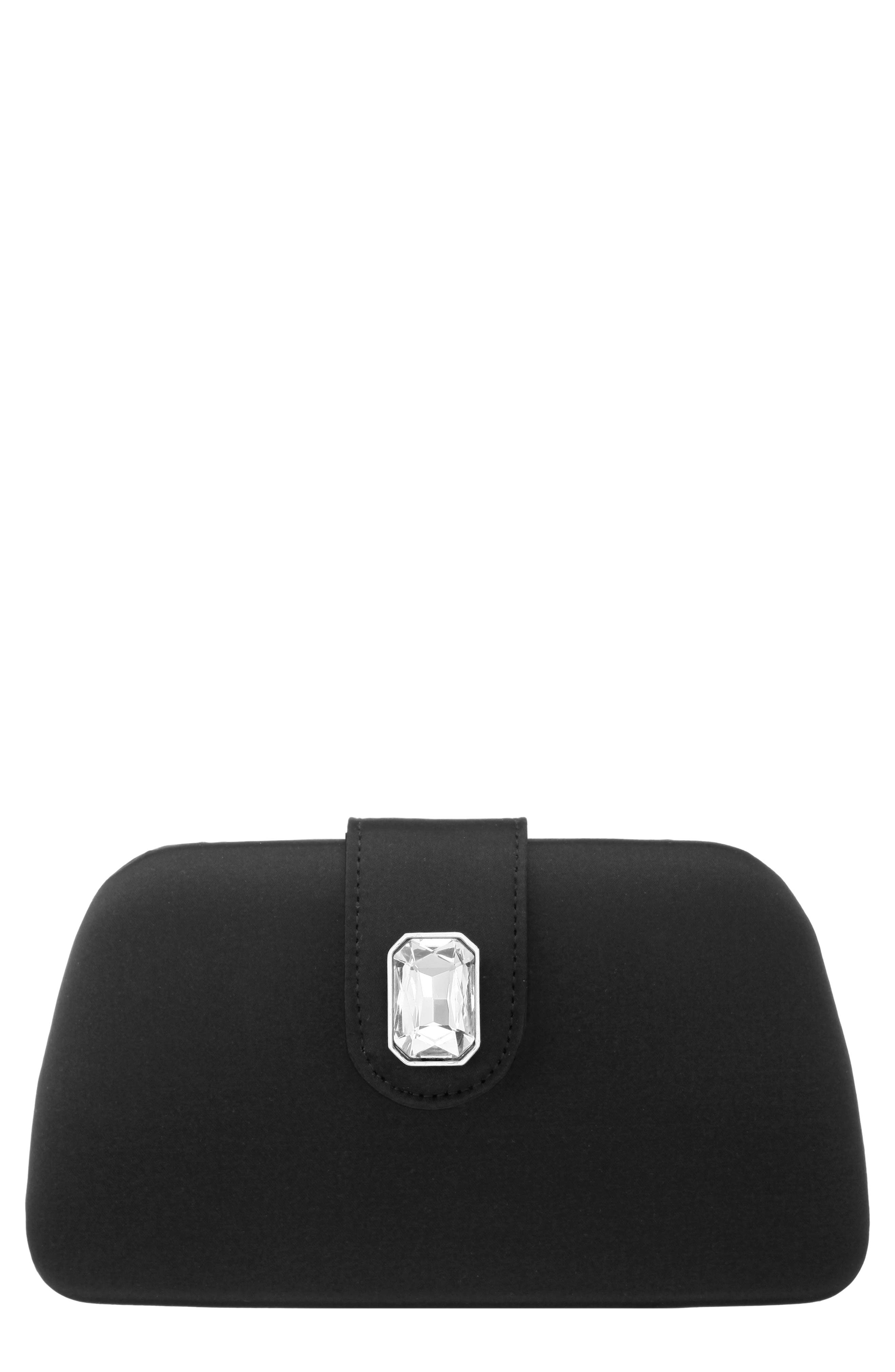 Nina Danni Clutch, Main, color, Black
