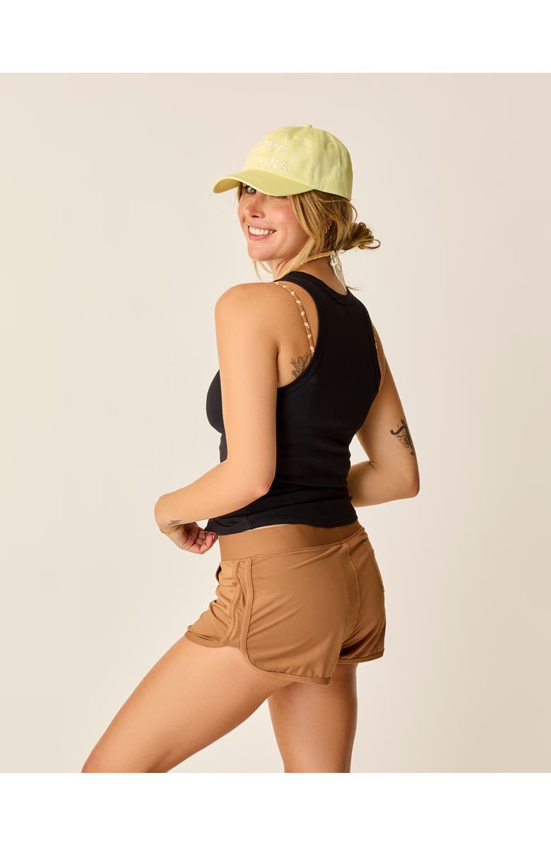 Carve Designs Lyra Rib Tank, Alternate, color, Black