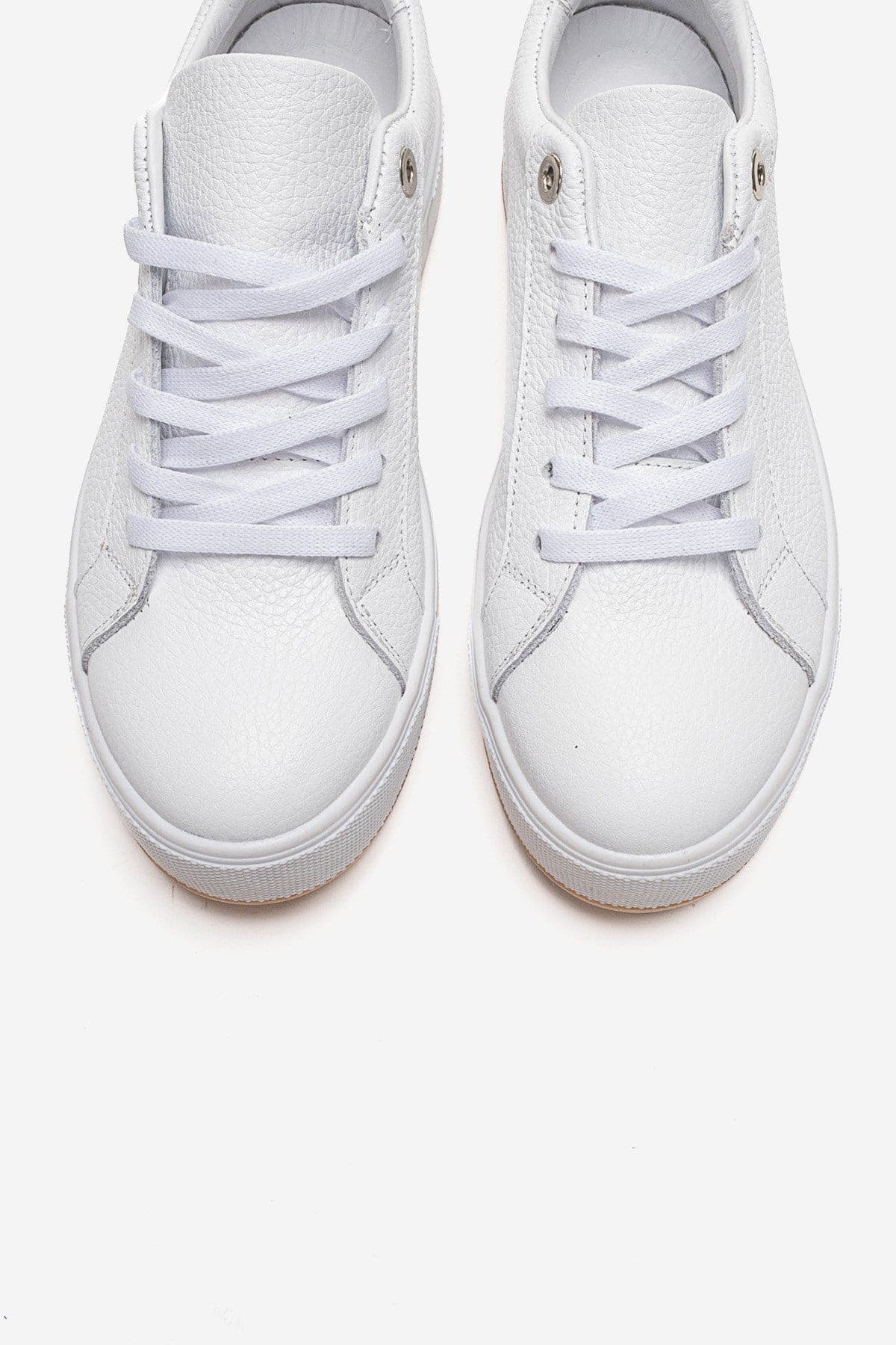 Pallen Leather Casual Sneaker, Alternate, color, White