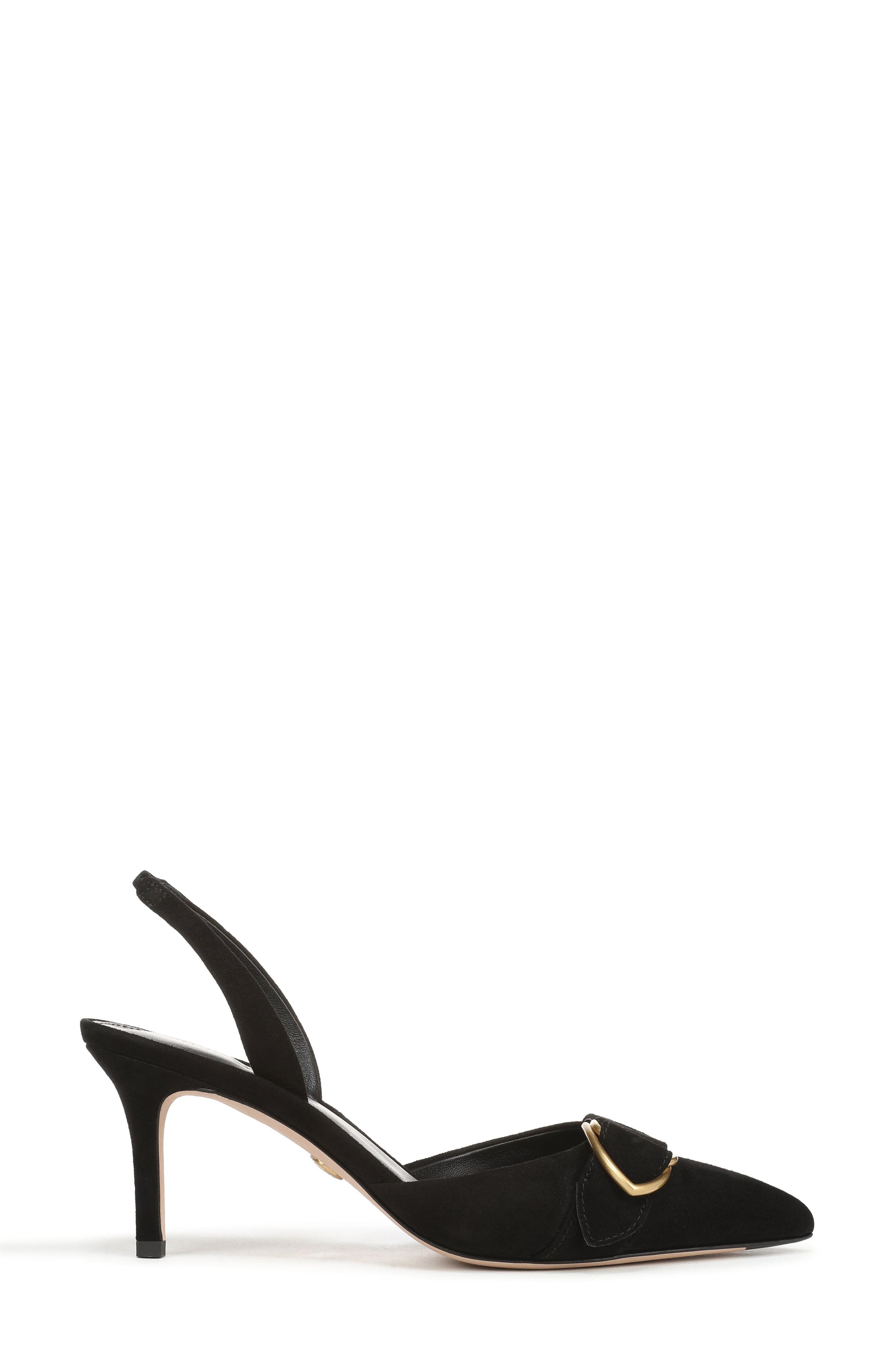 Veronica Beard Loralyn Slingback Pointed Toe Pump, Alternate, color, Black