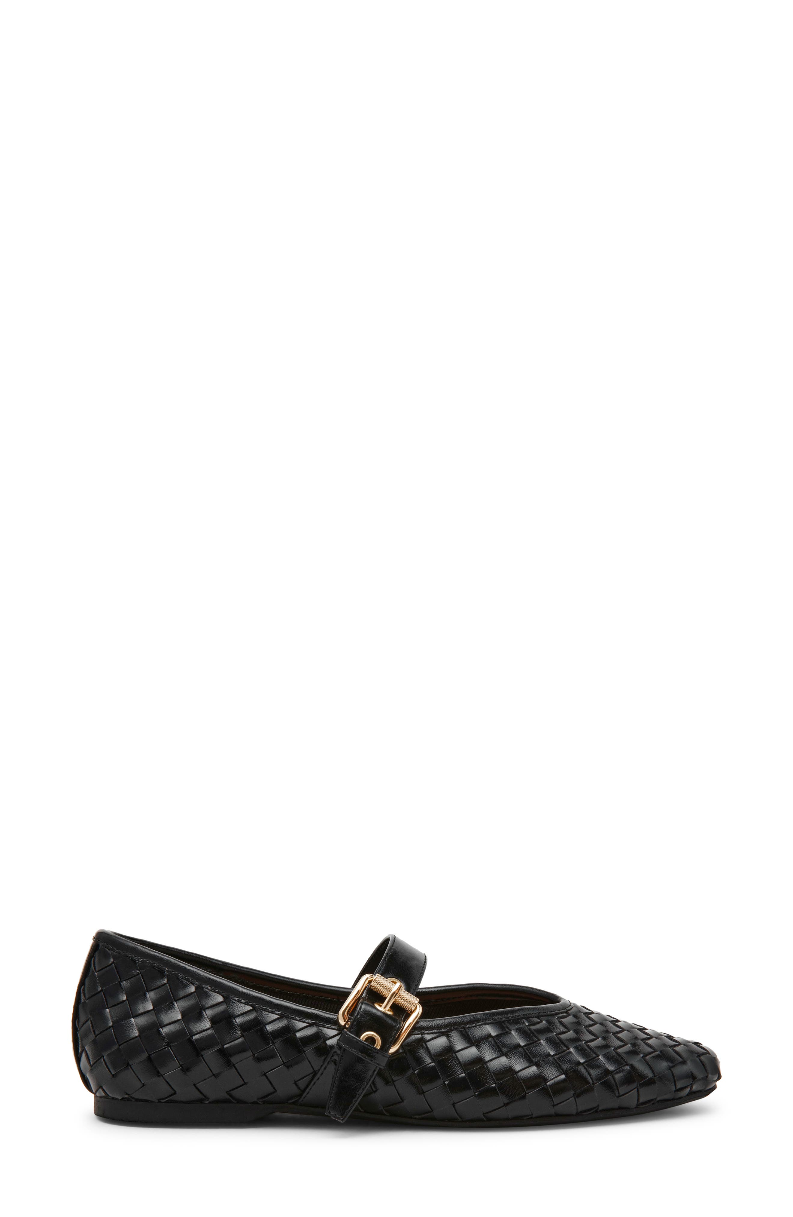 DV by Dolce Vita Mulaney Woven Mary Jane Flat, Alternate, color, Black Woven