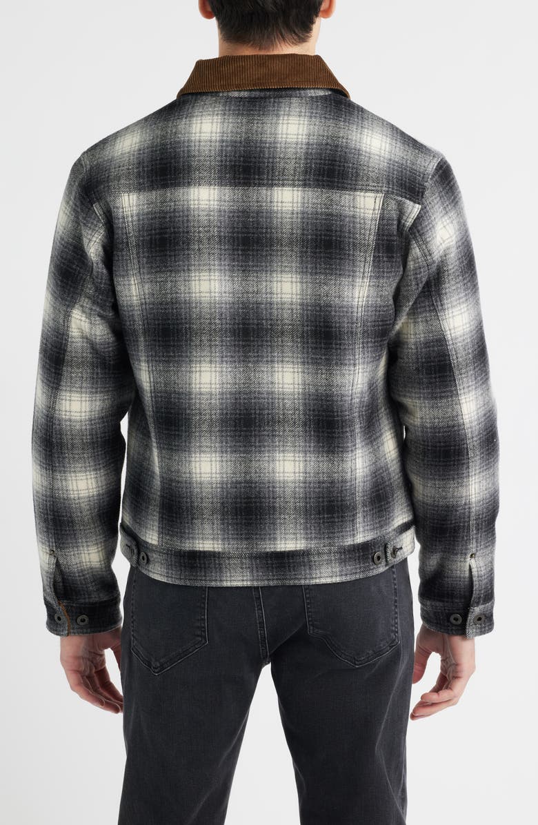 Filson Spokane Short Wool Blend Insulated Cruiser Jacket, Alternate, color, Charcoal Ombre