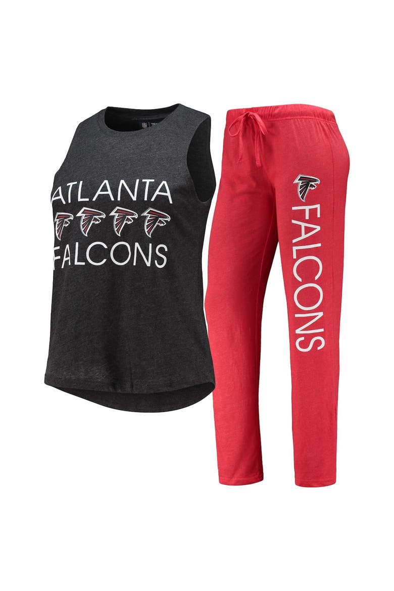 Women's Concepts Sport Red/Black Atlanta Falcons Muscle Tank Top & Pants Sleep Set, Main, color, Red