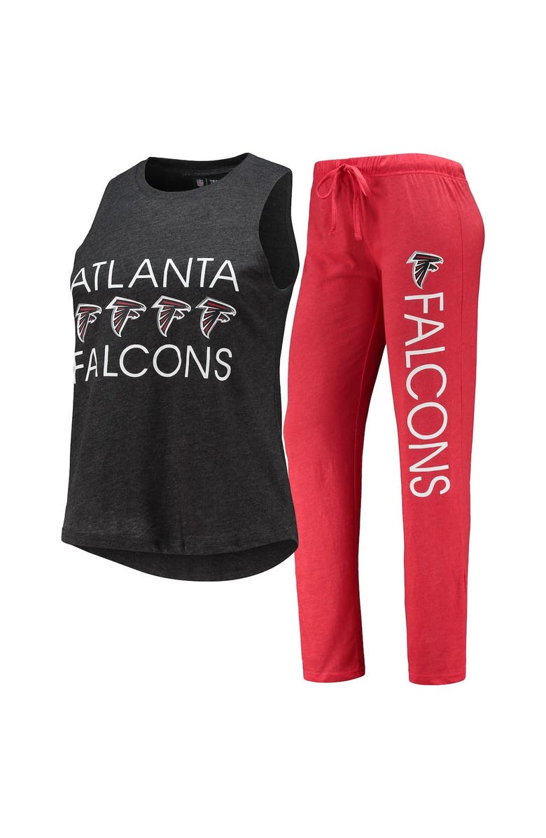 CONCEPTS SPORT Women's Concepts Sport Red/Black Atlanta Falcons Muscle Tank Top & Pants Sleep Set, Main, color, Red