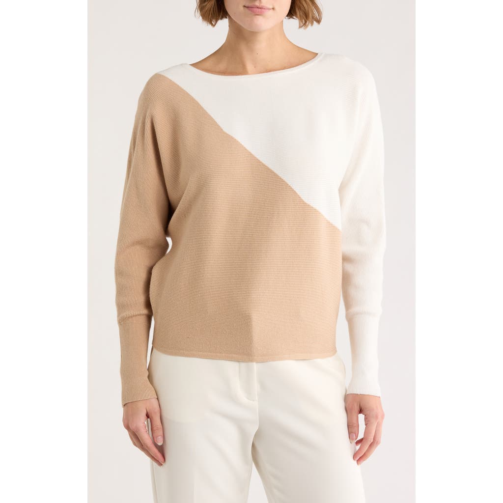 T Tahari Dolman Sleeve Sweater In Multi
