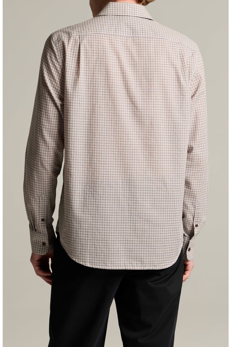 Condor Plaid Button-Up Shirt, Alternate, color, PRUSSIAN BLUE COMBO