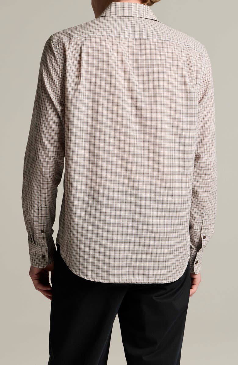 Vince Condor Plaid Button-Up Shirt, Alternate, color, Prussian Blue Combo