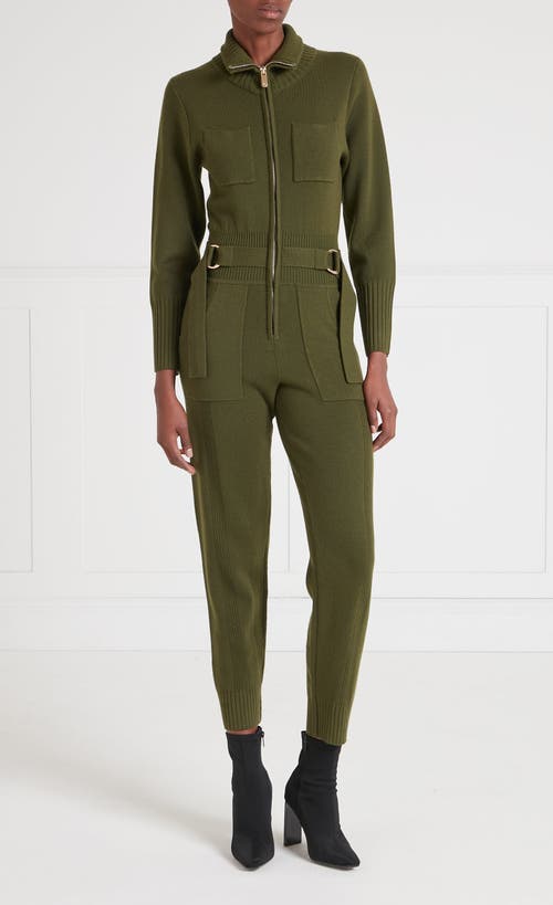 Temperley London Flight Suit In Green