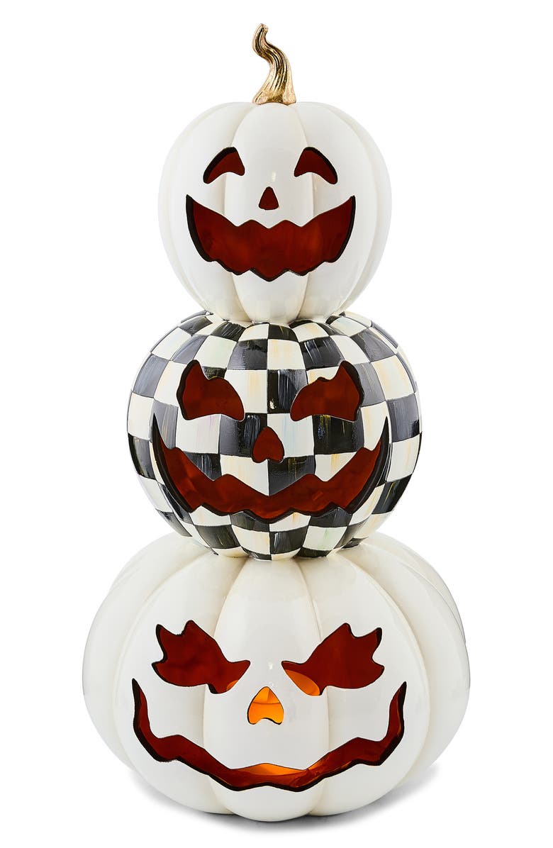 MACKENZIE CHILDS Courtly Check Stacked Illuminated, Alternate, color, Courtly