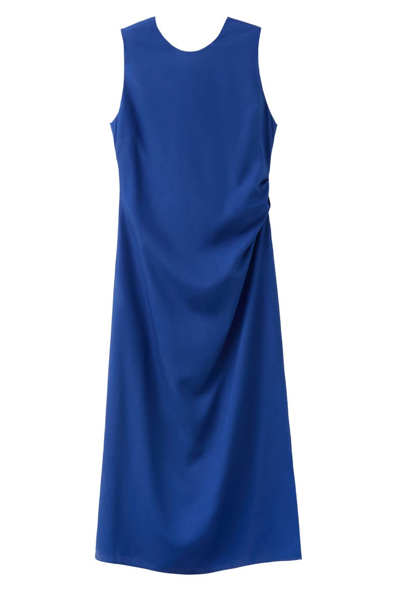 Ruched Side Tie Dress, Alternate, color, BLUE