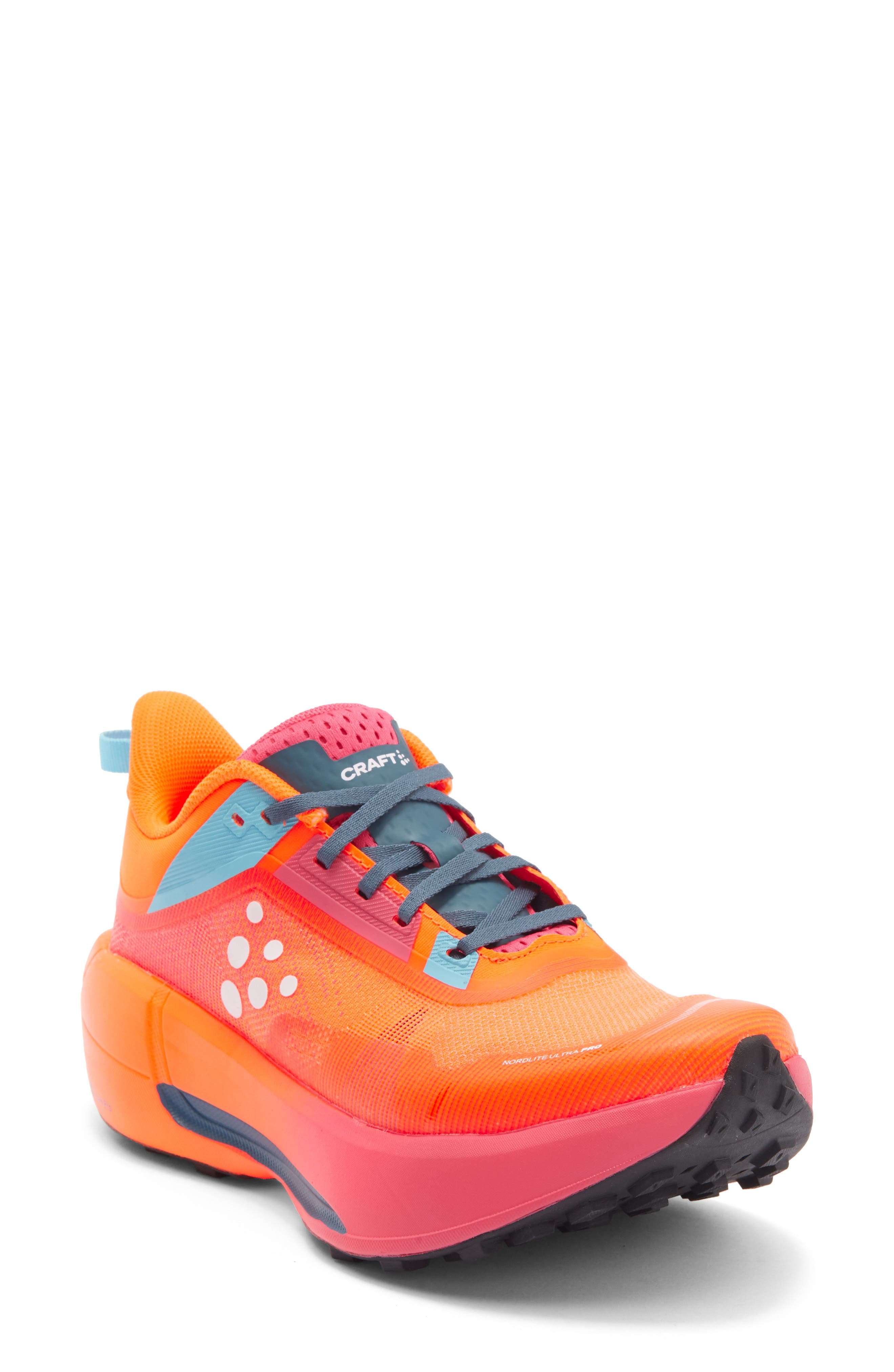Craft Nordlite Ultra Pro Running Shoe, Main, color, Flourange/ Cosmo