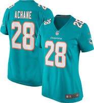Nike Women's Nike Devon Achane Aqua Miami Dolphins Player Game Jersey